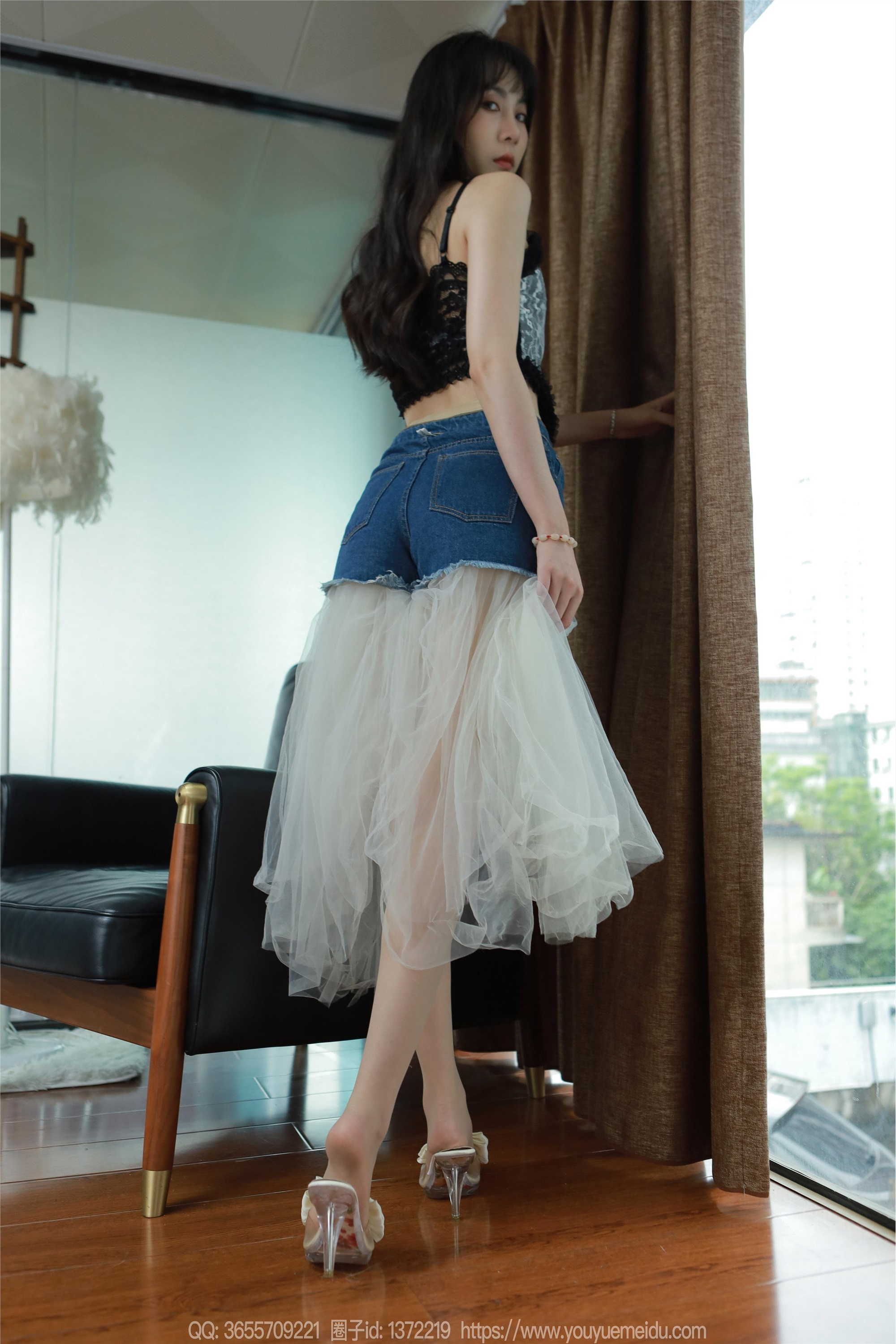 IESS异思趣向  2024.04.28 丝享家 1727 团团《长腿白纱》